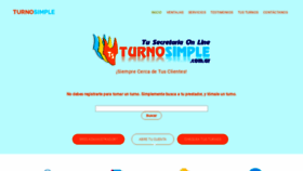What Turnosimple.com.ar website looked like in 2020 (4 years ago)