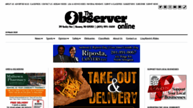 What Theobserver.com website looked like in 2020 (4 years ago)