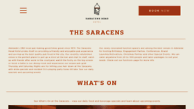 What Thesaracens.com.au website looked like in 2020 (4 years ago)