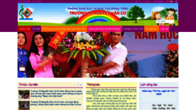 What Thnguyenvancu.dongtrieu.edu.vn website looked like in 2020 (4 years ago)