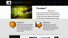 What Talenthome.in website looked like in 2020 (4 years ago)