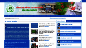 What Thainguyen.edu.vn website looked like in 2020 (4 years ago)