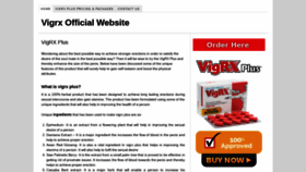 What Thevigrxplus.com website looked like in 2020 (4 years ago)