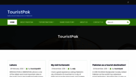 What Touristpak.com website looked like in 2020 (4 years ago)
