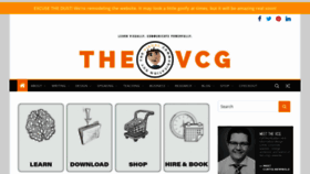 What Thevisualcommunicationguy.com website looked like in 2020 (4 years ago)