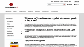What Technikware.at website looked like in 2020 (4 years ago)