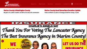 What Thelancasteragency.com website looked like in 2020 (4 years ago)