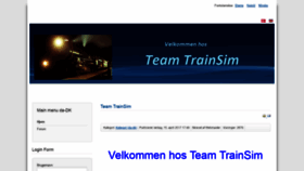 What Team-trainsim.dk website looked like in 2020 (4 years ago)