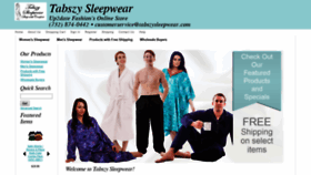 What Tabszysleepwear.com website looked like in 2020 (4 years ago)