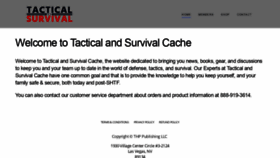 What Tacticalandsurvivalcachebooksandgear.com website looked like in 2020 (4 years ago)
