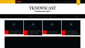 What Tknewscast.com website looked like in 2020 (4 years ago)