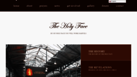 What Theholyface.com website looked like in 2020 (4 years ago)