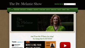 What Thedrmelanieshow.com website looked like in 2020 (4 years ago)