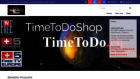 What Timetodoshop.ch website looked like in 2020 (4 years ago)
