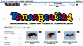 What Tonerprofi24.de website looked like in 2020 (4 years ago)