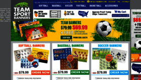 What Teamsportbanners.com website looked like in 2020 (4 years ago)
