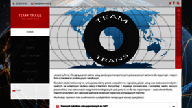 What Teamtrans.pl website looked like in 2020 (4 years ago)