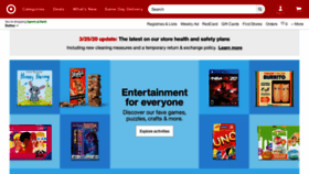 What Target.ca website looked like in 2020 (4 years ago)