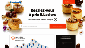 What Traiteur.leclerc website looked like in 2020 (4 years ago)