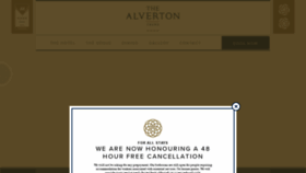 What Thealverton.co.uk website looked like in 2020 (4 years ago)