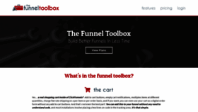 What Thefunneltoolbox.com website looked like in 2020 (4 years ago)