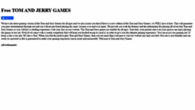 What Tom-and-jerrygames.com website looked like in 2020 (4 years ago)
