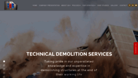 What Technicaldemolitionservices.com website looked like in 2020 (4 years ago)