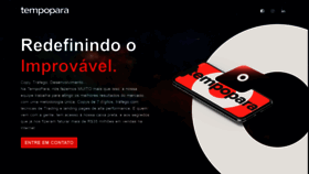 What Tempopara.com.br website looked like in 2020 (4 years ago)