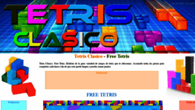 What Tetrisclasico.com website looked like in 2020 (4 years ago)