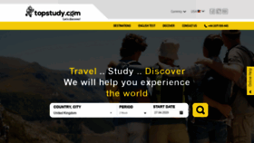 What Topstudy.com website looked like in 2020 (4 years ago)