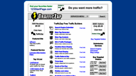 What Trafficzap.com website looked like in 2020 (4 years ago)