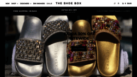 What Theshoeboxnyc.com website looked like in 2020 (4 years ago)