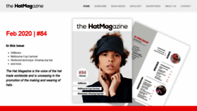 What Thehatmagazine.com website looked like in 2020 (4 years ago)