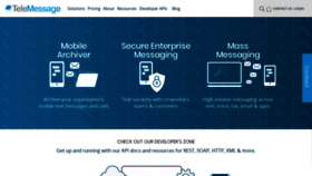 What Telemessage.com website looked like in 2020 (4 years ago)