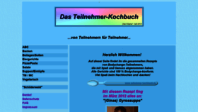 What Teilnehmer-kochbuch.de website looked like in 2020 (4 years ago)