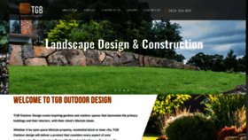 What Tgboutdoordesign.com.au website looked like in 2020 (4 years ago)