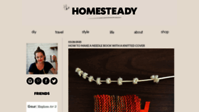 What Thehomesteady.com website looked like in 2020 (4 years ago)