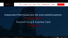 What Tazewelldrug.com website looked like in 2020 (4 years ago)