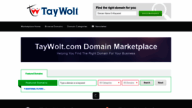 What Taywolt.com website looked like in 2020 (4 years ago)
