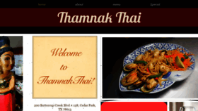 What Thamnakthai.com website looked like in 2020 (4 years ago)