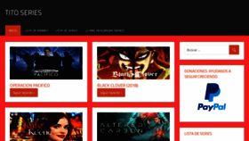 What Titoseries.xyz website looked like in 2020 (4 years ago)