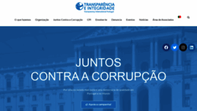What Transparencia.pt website looked like in 2020 (4 years ago)