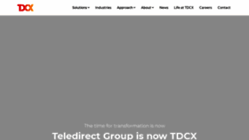 What Tdcx.com website looked like in 2020 (4 years ago)