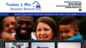 What Tommayinsurance.com website looked like in 2020 (4 years ago)