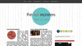 What Thebookmonsters.com website looked like in 2020 (4 years ago)
