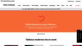 What Toiles-modernes.com website looked like in 2020 (4 years ago)