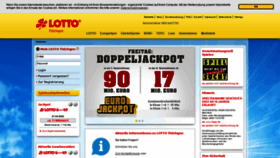What Thueringenlotto.de website looked like in 2020 (4 years ago)