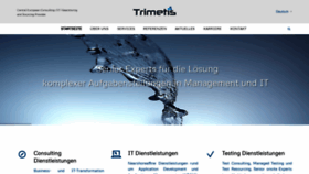 What Trimetis.eu website looked like in 2020 (4 years ago)