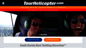 What Tourhelicopter.com website looked like in 2020 (4 years ago)