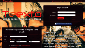 What Teexto.com website looked like in 2020 (4 years ago)
